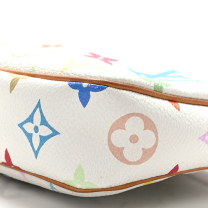 Louis Vuitton Monogram Multicolor Pochette Accessories White 9 of 10