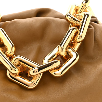 Bottega Veneta Calfskin The Pouch Chain Cammello 8 of 10