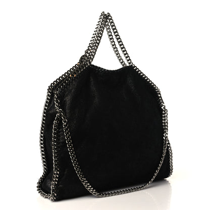 Stella McCartney Shaggy Deer Small Falabella Fold Over Tote Black 3 of 9