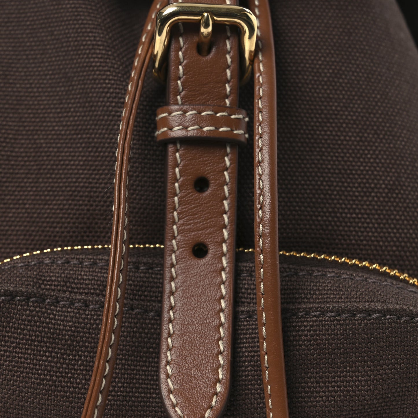 Canapa Soft Calfskin Mini Backpack Cocoa Brown Brandy