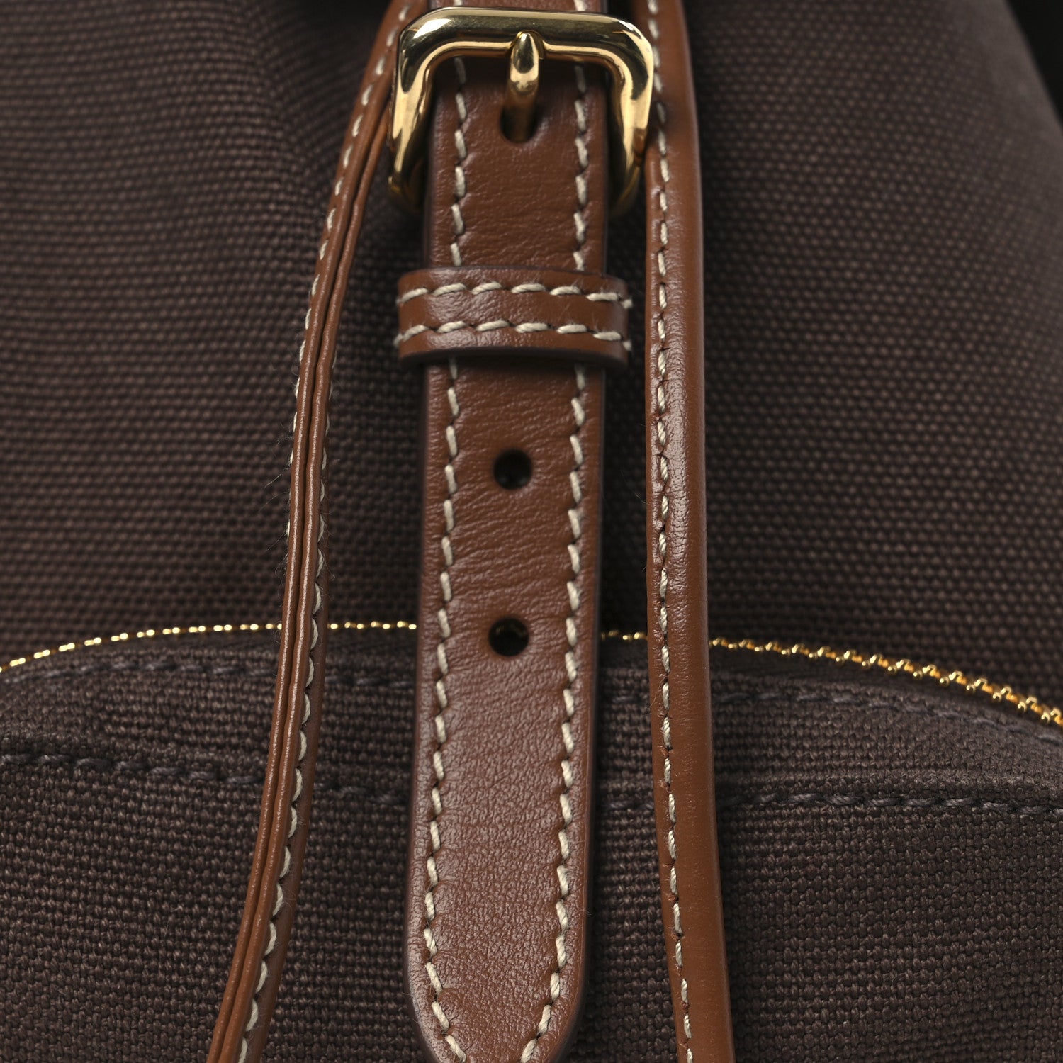 Miu Miu Canapa Soft Calfskin Mini Backpack Cocoa Brown Brandy 7 of 9