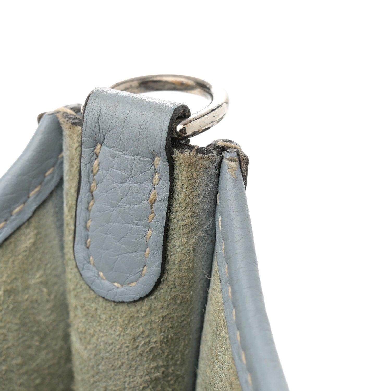 Hermes Taurillon Clemence Amazone Evelyne TPM Bleu Lin 11 of 12