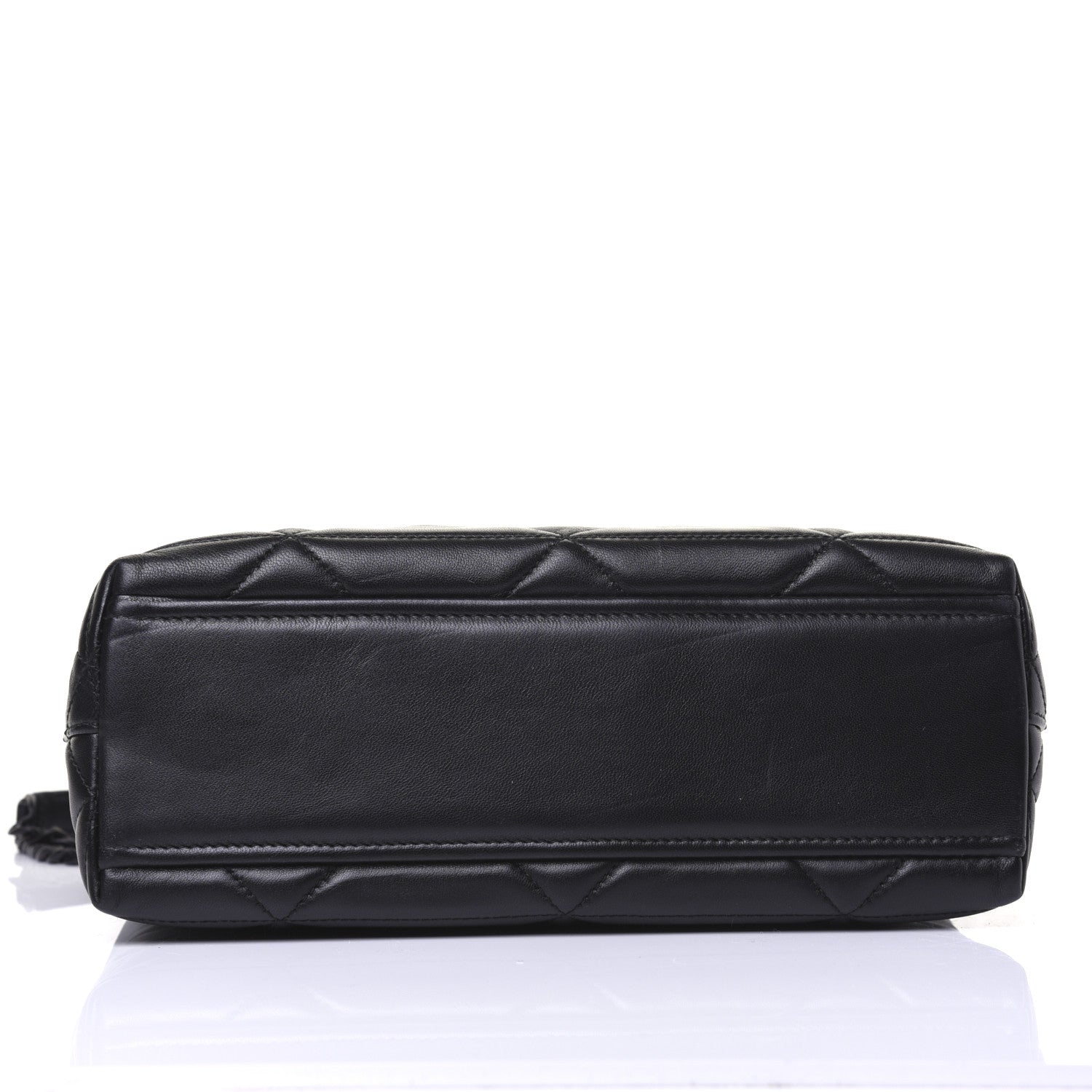 Prada Nappa Triangle Stitched Large Spectrum Bag Black 12 of 18