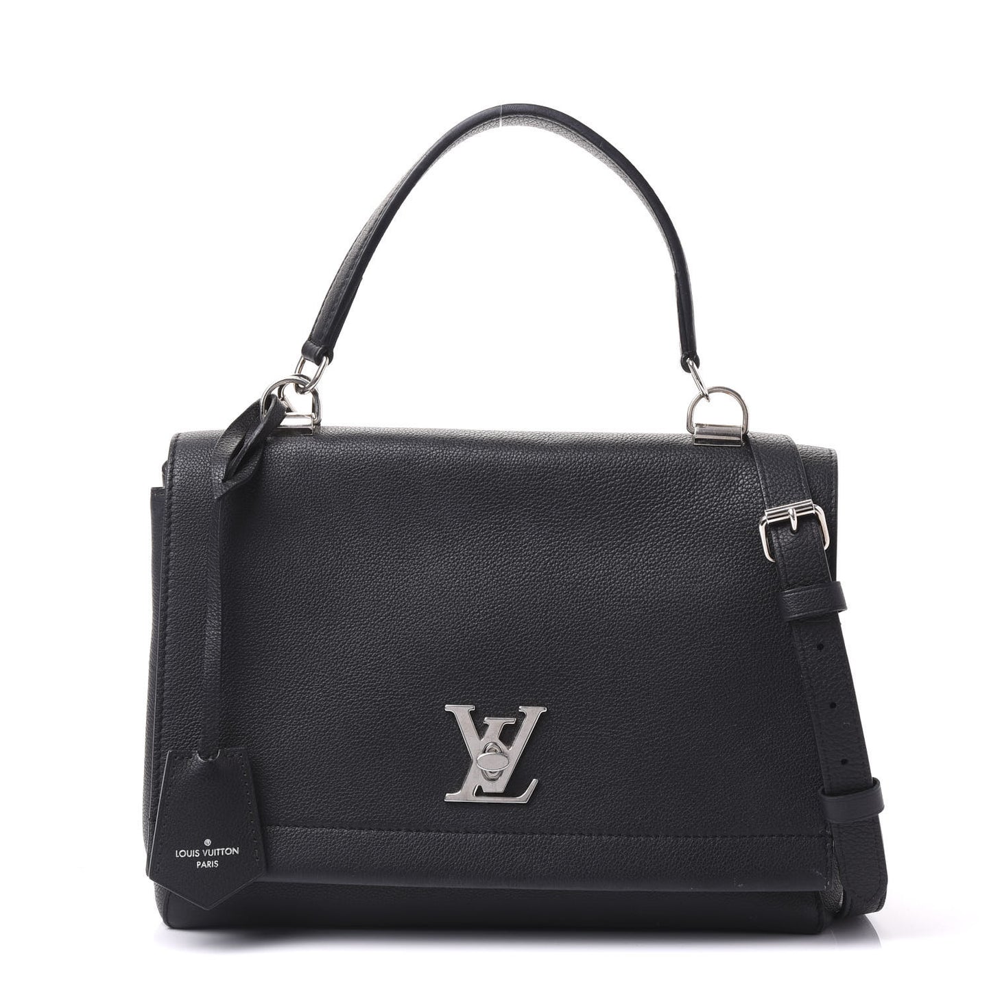 Soft Calfskin Lock Me II Black