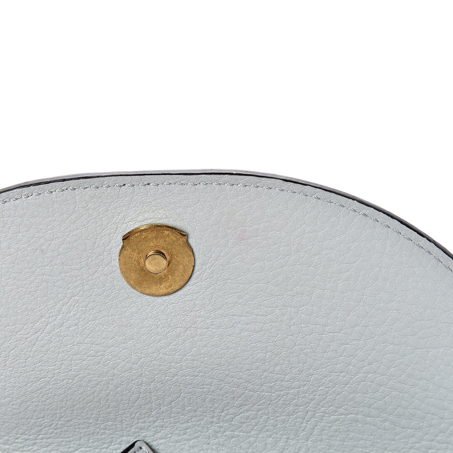 Calfskin Small Nile Bracelet Minaudiere Bag Airy Grey