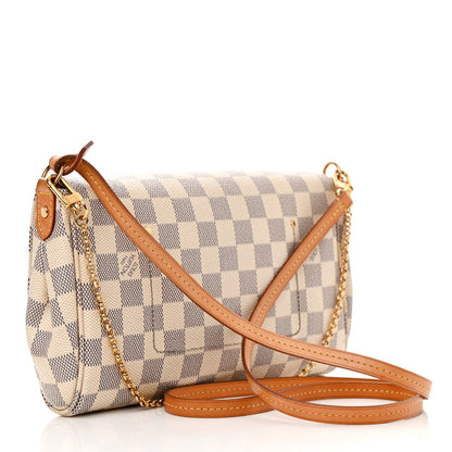 Louis Vuitton Damier Azur Favorite MM 3 of 15