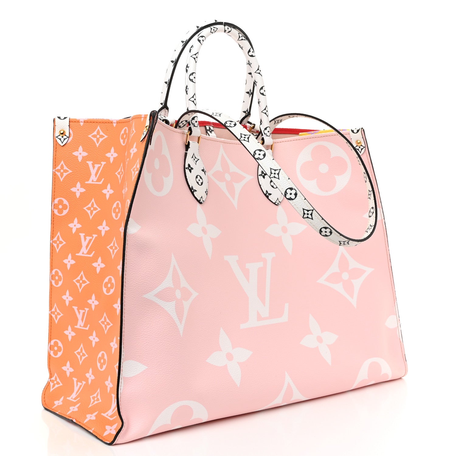 Louis Vuitton Monogram Giant Onthego GM Rouge Rose 3 of 11