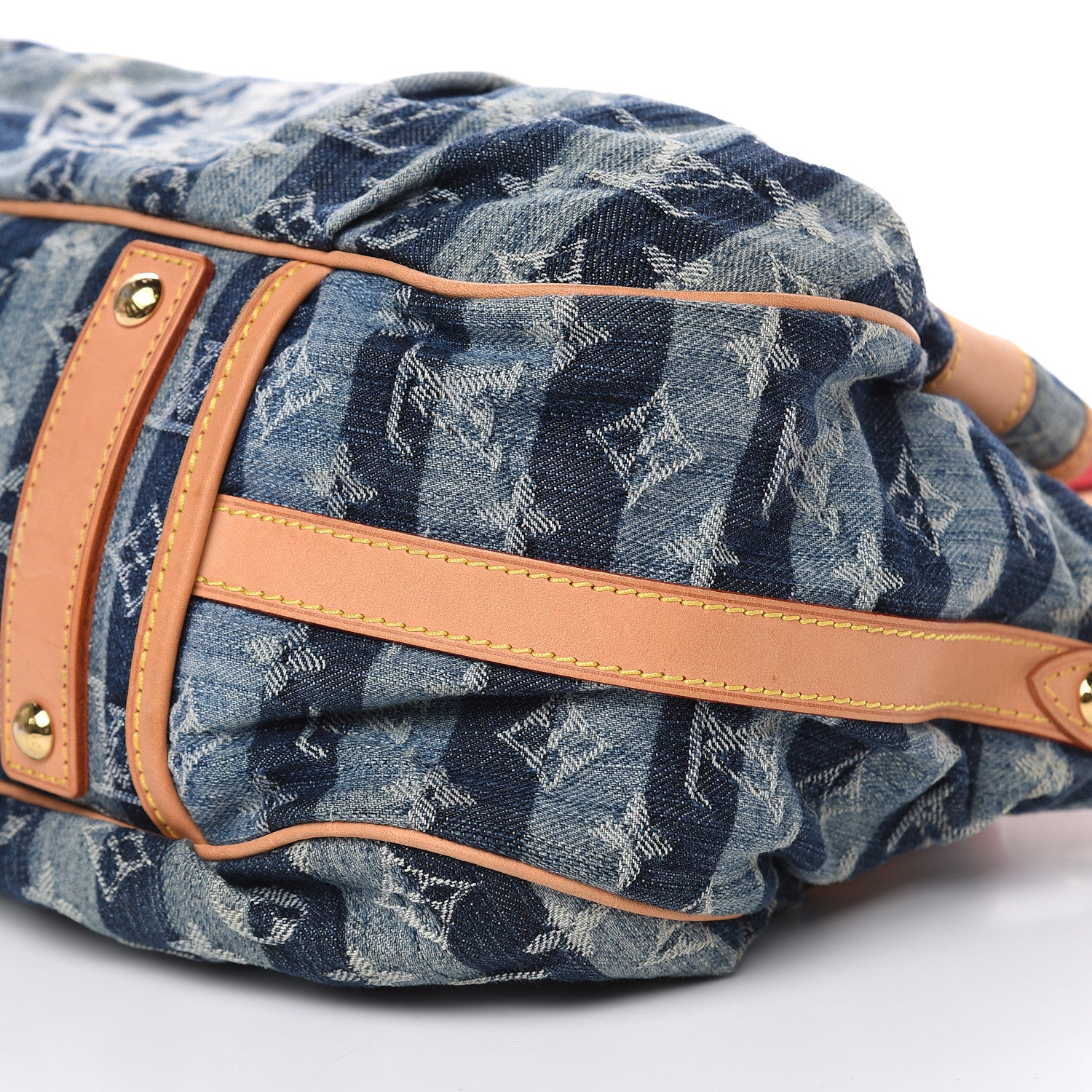 Louis Vuitton Denim Raye Porte Epaule MM 9 of 15