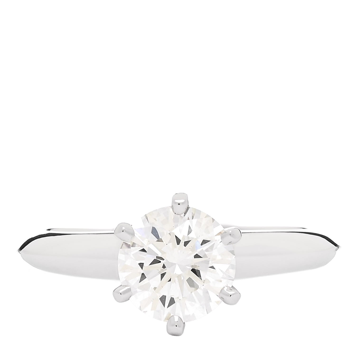 Tiffany Platinum Diamond 1.02ct Solitaire Engagement Ring 49 4.75 1 of 7
