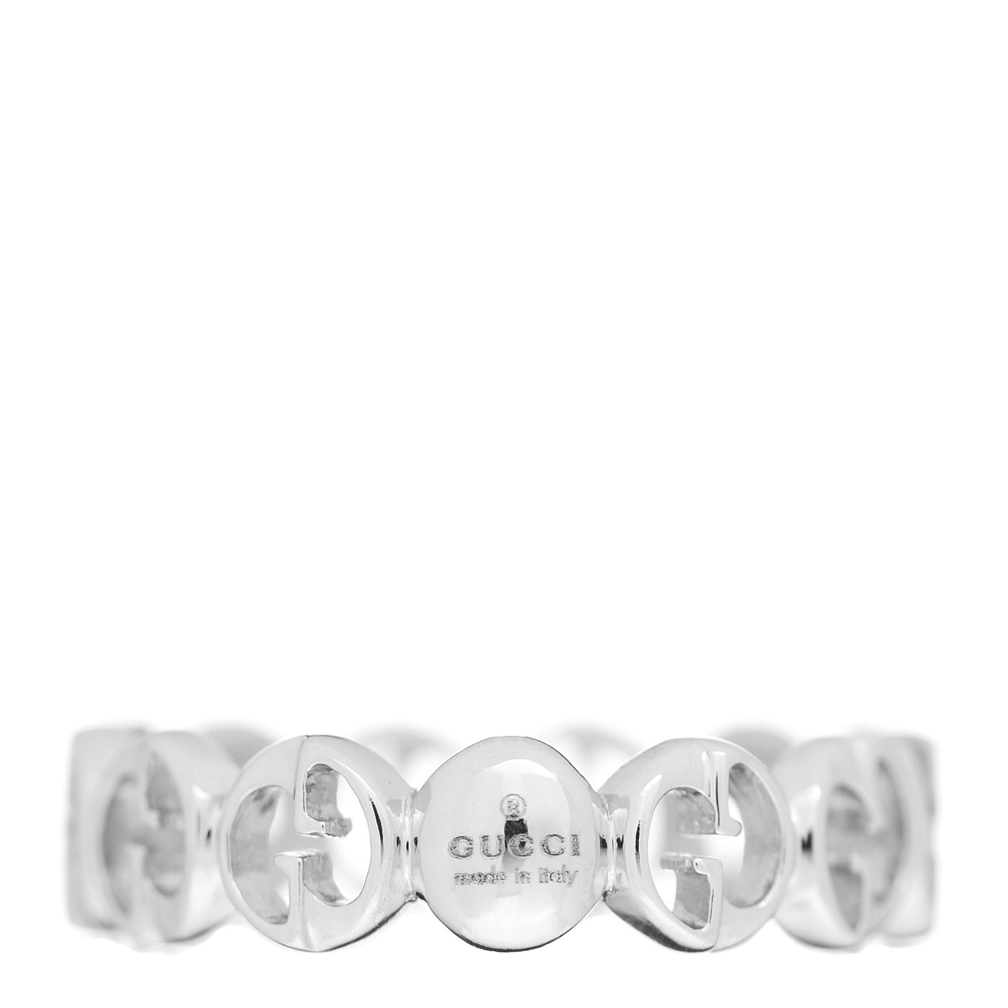 18K White Gold 5mm 1973 Band Ring 51 5.75