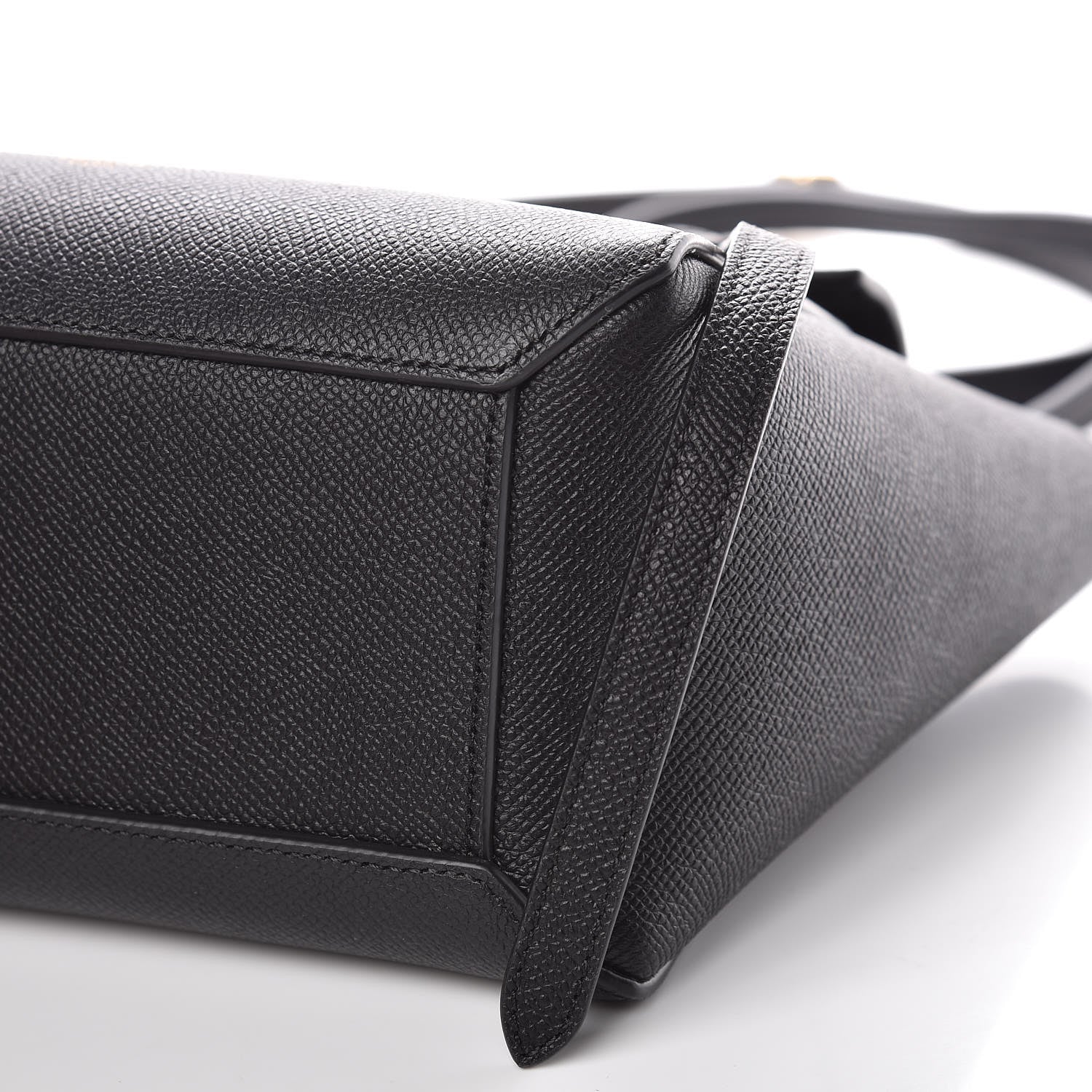 Celine Grained Calfskin Nano Belt Bag Black 9 of 9
