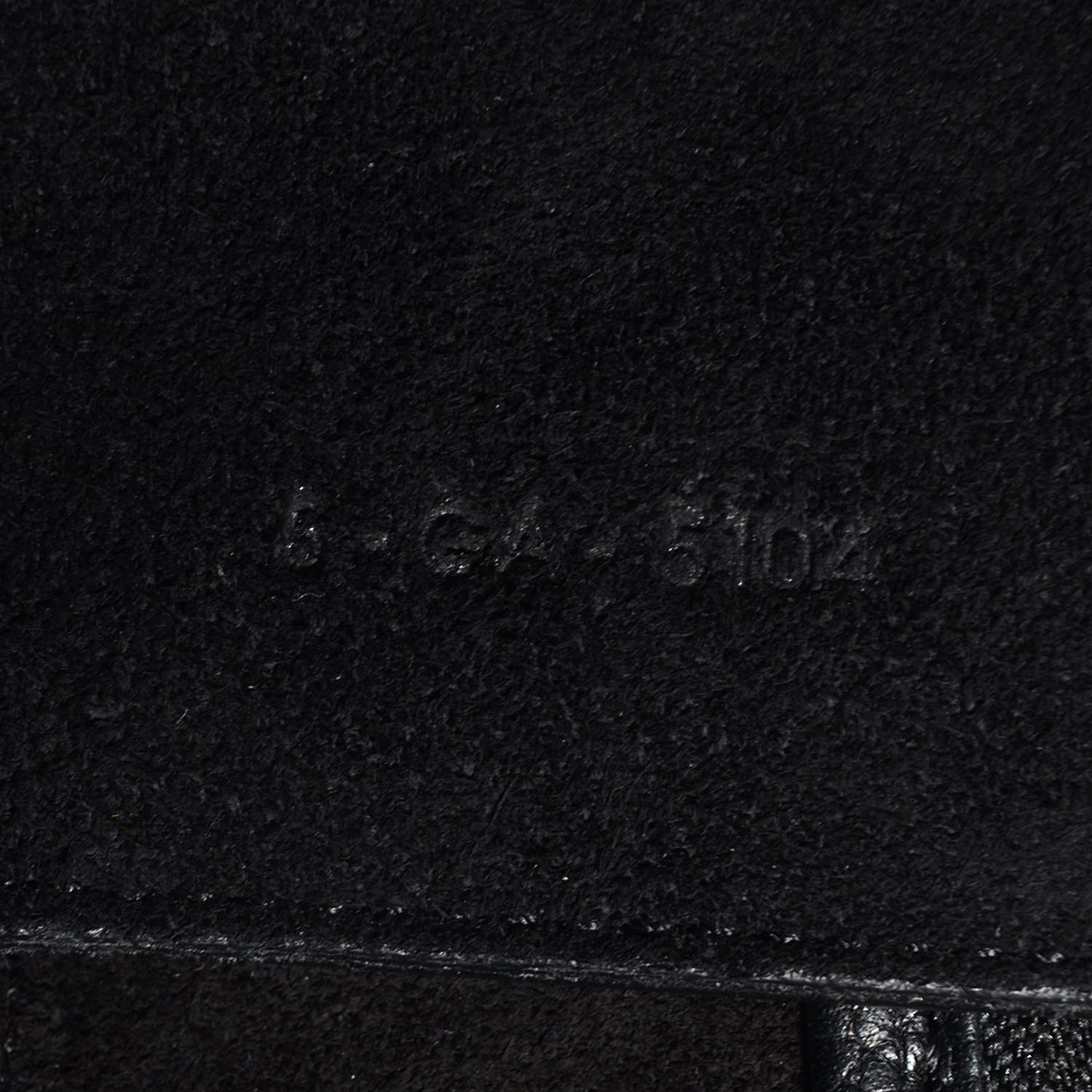 Drummed Calfskin Mini Belt Bag Black