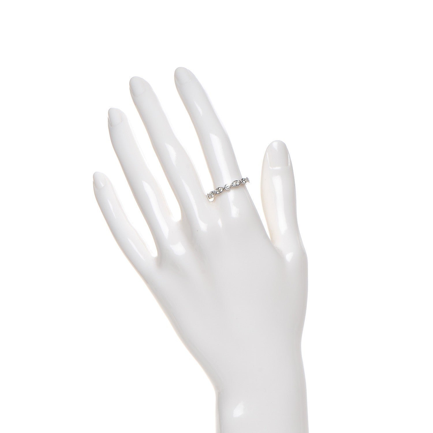 Tiffany Platinum Diamond Jazz Ring 7 2 of 5