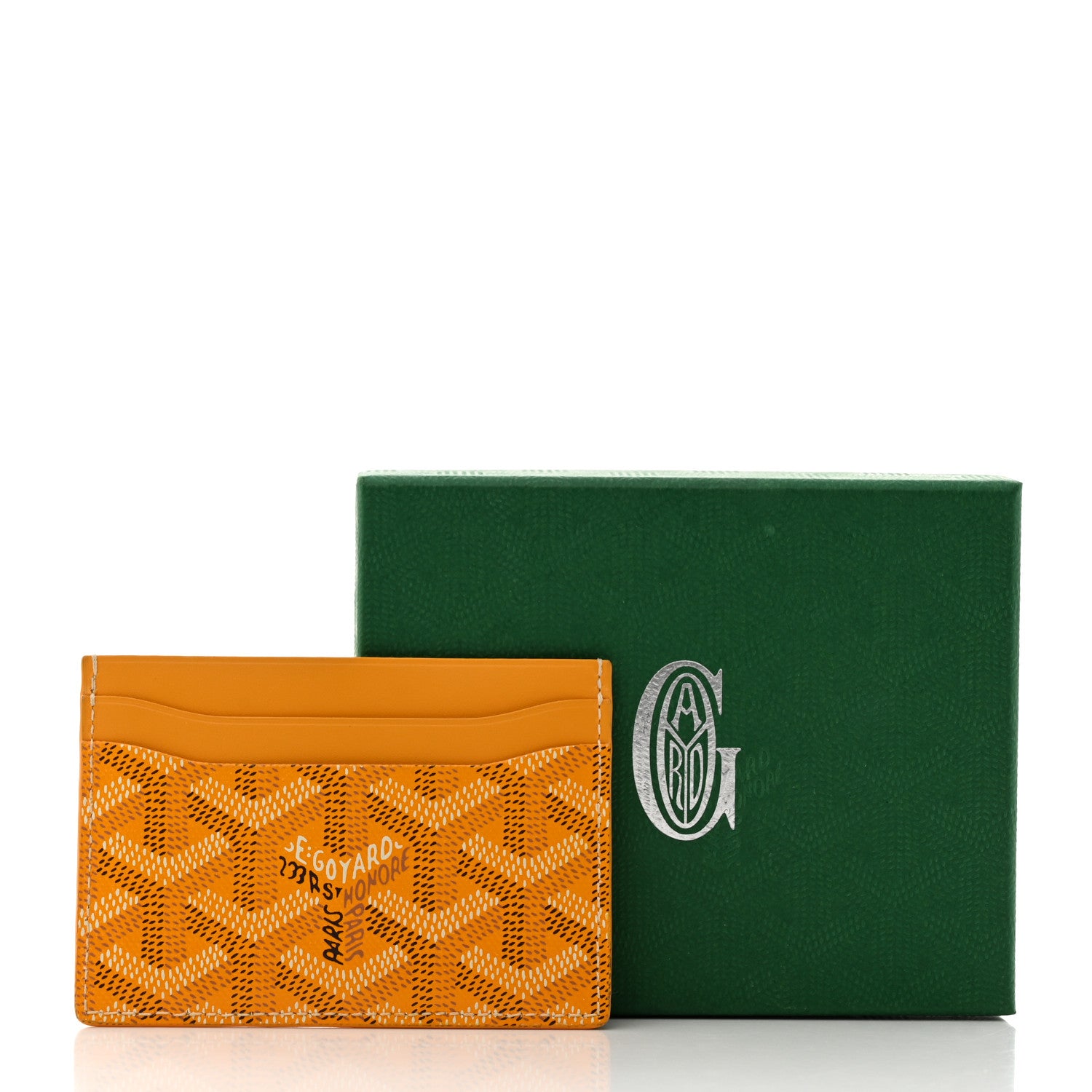 Goyard Goyardine Saint Sulpice Card Holder Yellow 7 of 7