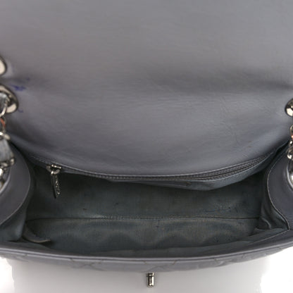 Chanel Crumpled Calfskin Medium Chain All Over Flap Grey 4 of 16