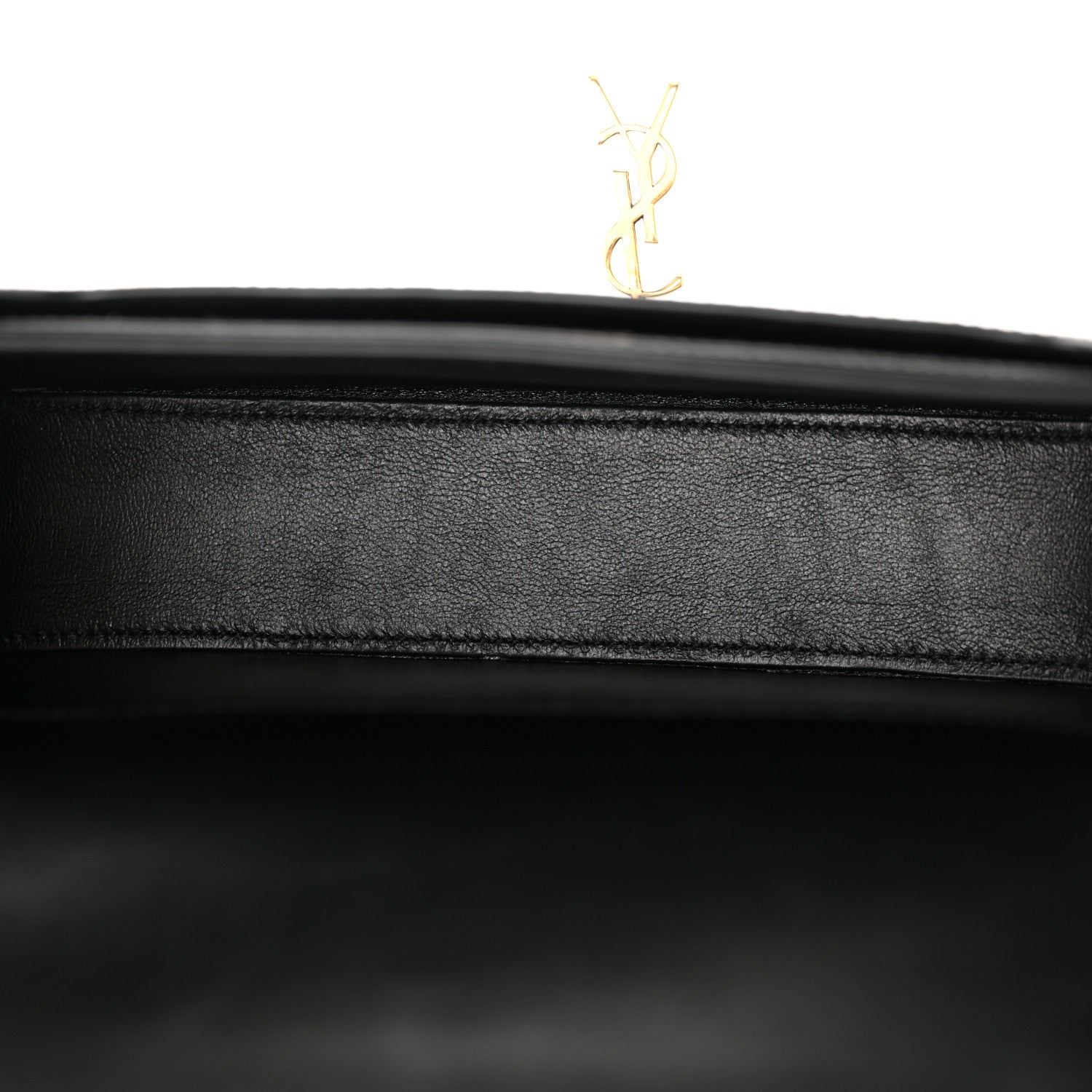 Saint Laurent Box Calfskin Voltaire Top Handle Crossbody Bag Black 5 of 11