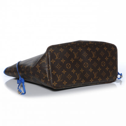 Louis Vuitton Monogram Articles de Voyage Ikat Neverfull MM Grand Blue 4 of 7