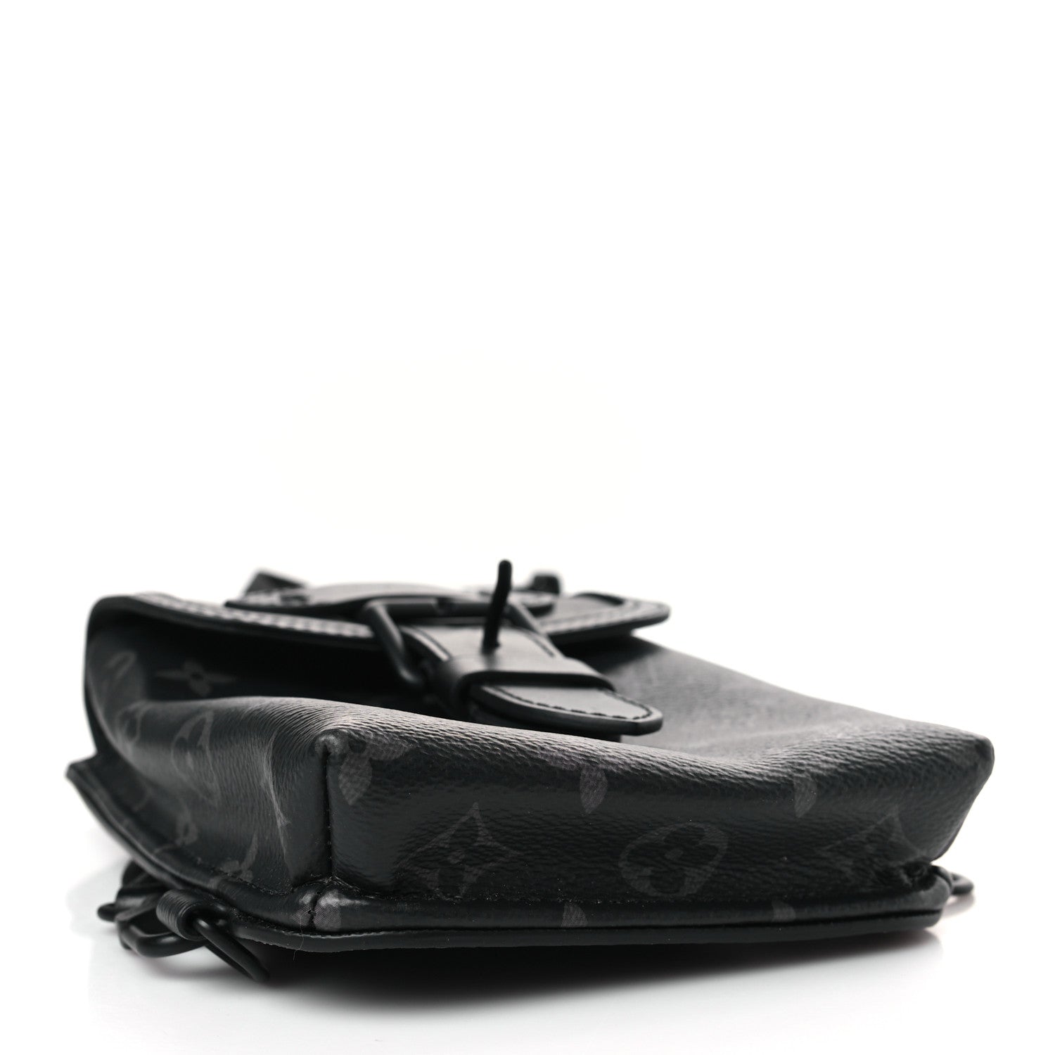 Louis Vuitton Monogram Eclipse Saumur Slingbag Black 4 of 8