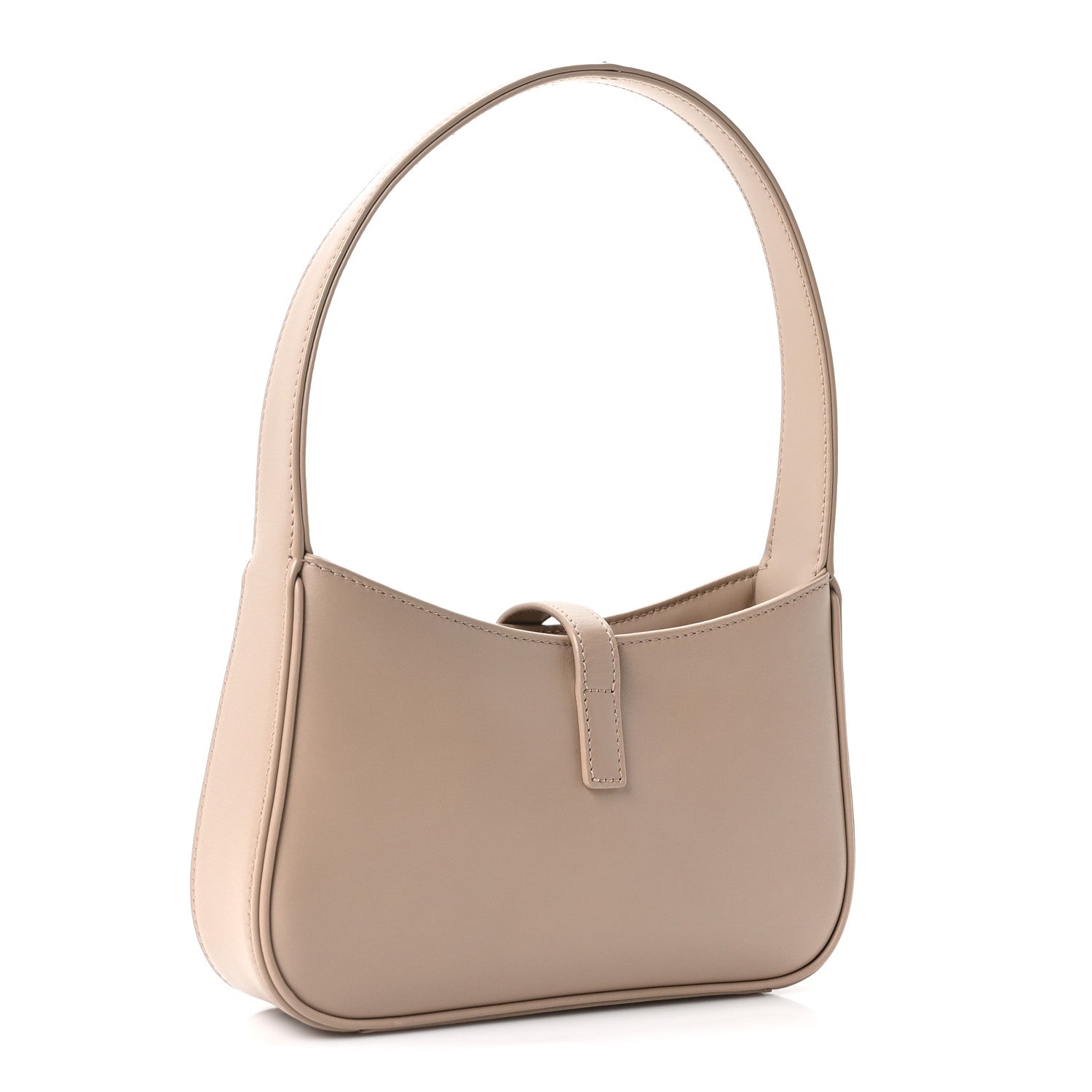 Saint Laurent Vegetable Le 5 A 7 Mini Hobo Dark Beige 3 of 10
