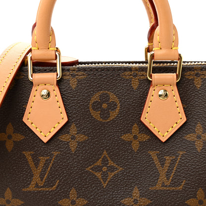 Louis Vuitton Monogram Nano Speedy Bandouliere 8 of 10