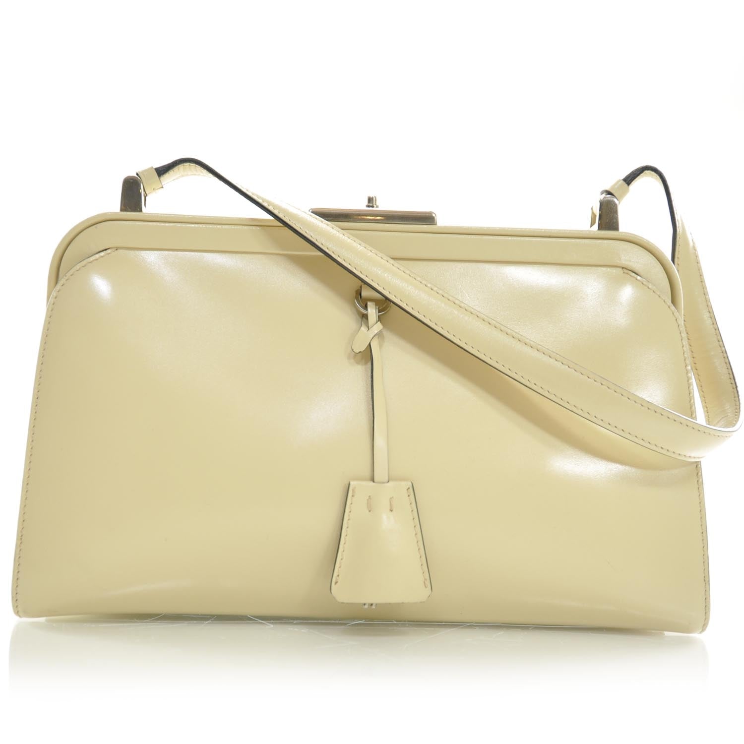 Prada Vitello Framed Bag Soia 1 of 8