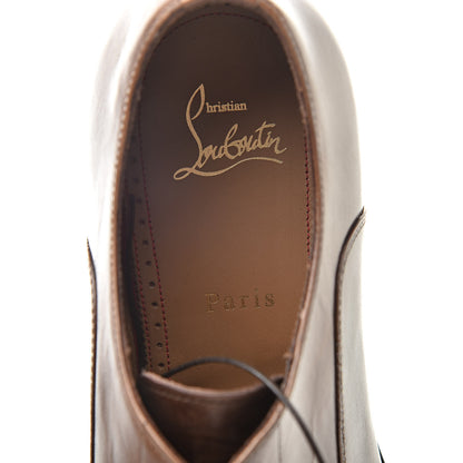 Christian Louboutin Calfskin Patime Mens Hubertus Flat 41.5 Havane 7 of 15