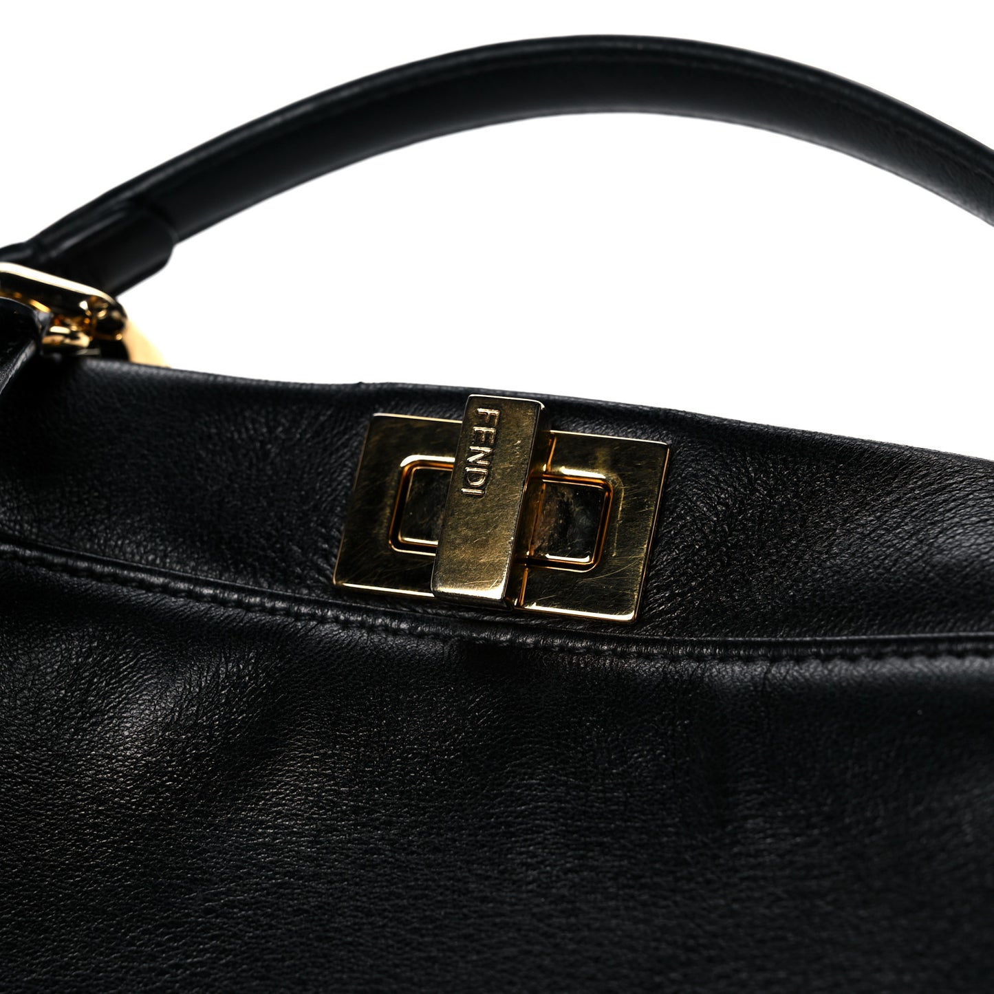 Nappa Mini Peekaboo Iconic Satchel Black
