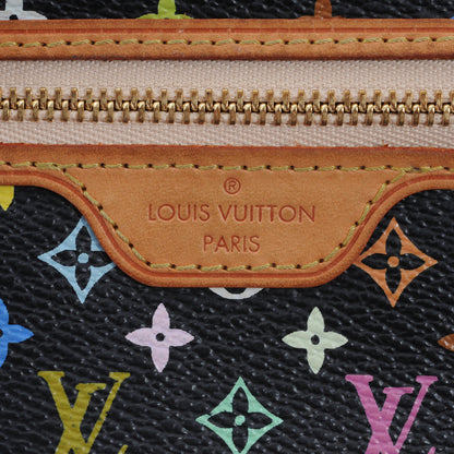 Louis Vuitton Monogram Multicolor Pochette Plate MM Black 4 of 6