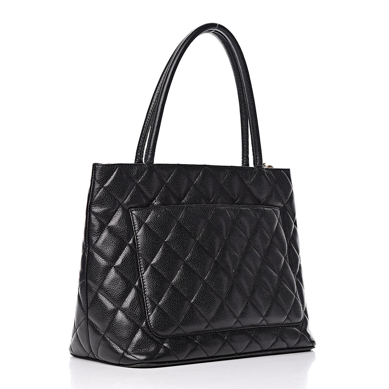 Chanel Caviar Quilted Medallion Tote Black 3 of 16