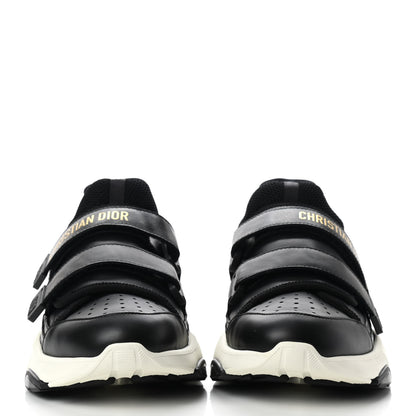 Christian Dior Calfskin Technical Fabric Womens D-Wander Sneakers 40.5 Black 2 of 7
