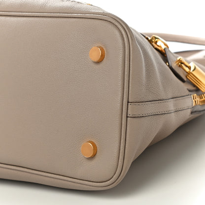 Tom Ford Pebbled Calfskin Medium Alix Dome Bag Taupe 9 of 9