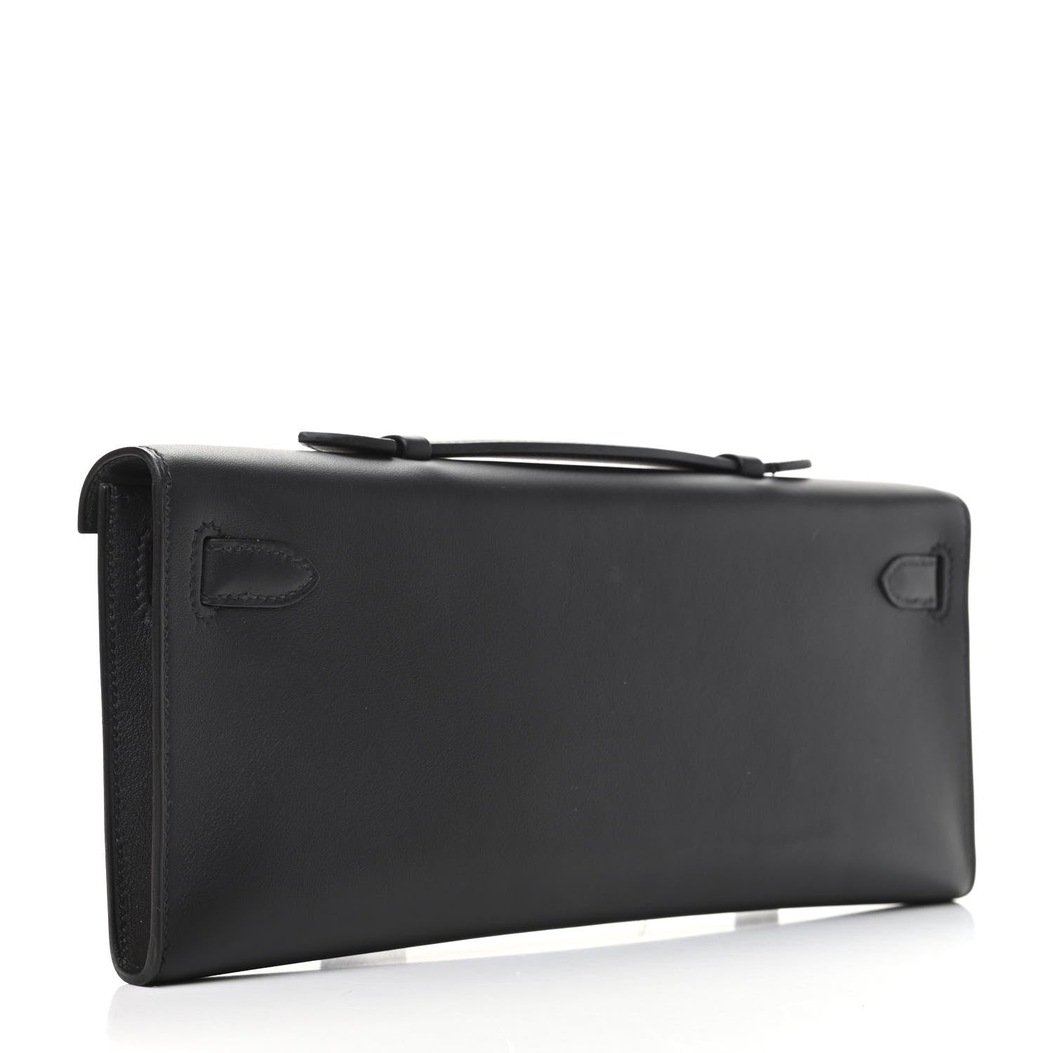 Hermes Swift Kelly Cut Clutch Pochette Black 3 of 7