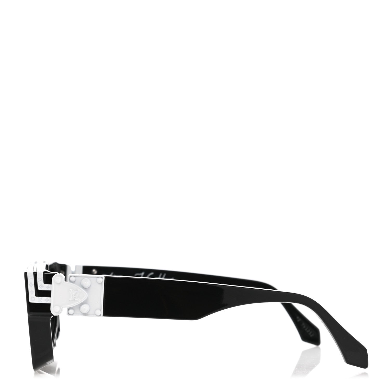Louis Vuitton Acetate Metal 1.1 Millionaires Sunglasses Z1689E Black 3 of 9