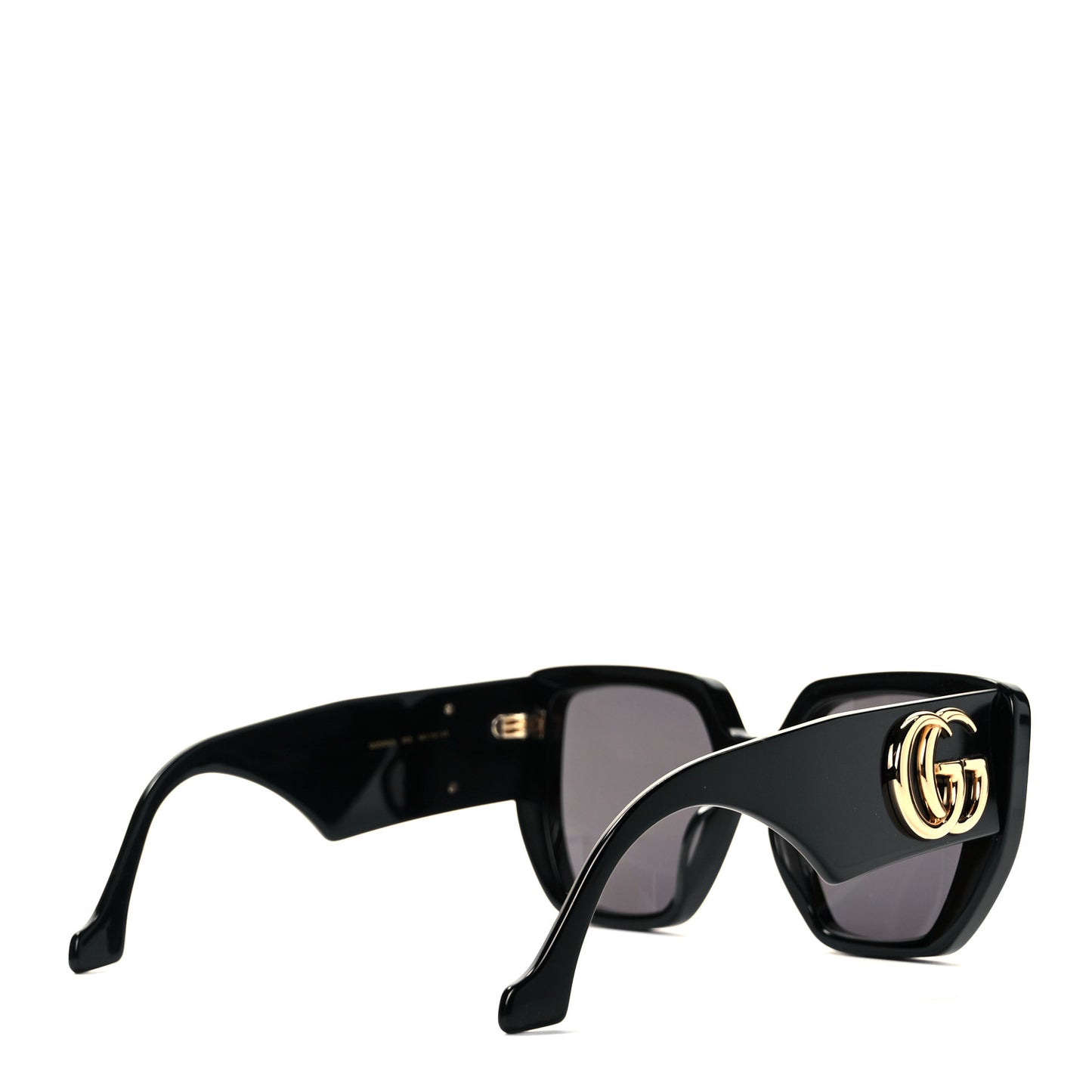 Acetate Square Frame Sunglasses GG0956S Black