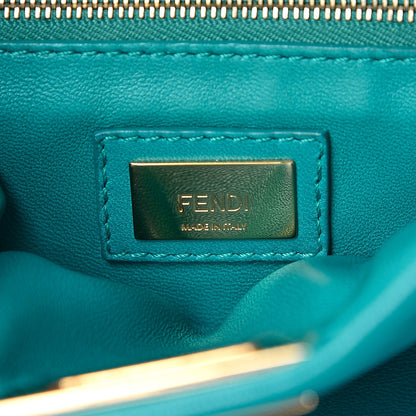 Fendi Nappa Mini Peekaboo Iconic Satchel Lago 6 of 11