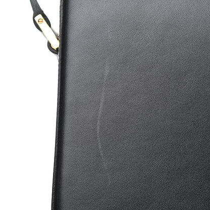 Saint Laurent Textured Calfskin Medium Classic Monogram Universite Bag Black 15 of 16