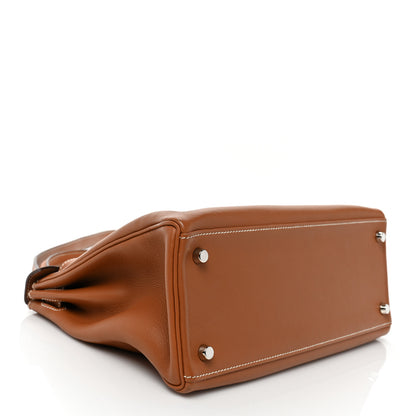 Hermes Swift Kelly Retourne 28 Gold 4 of 9