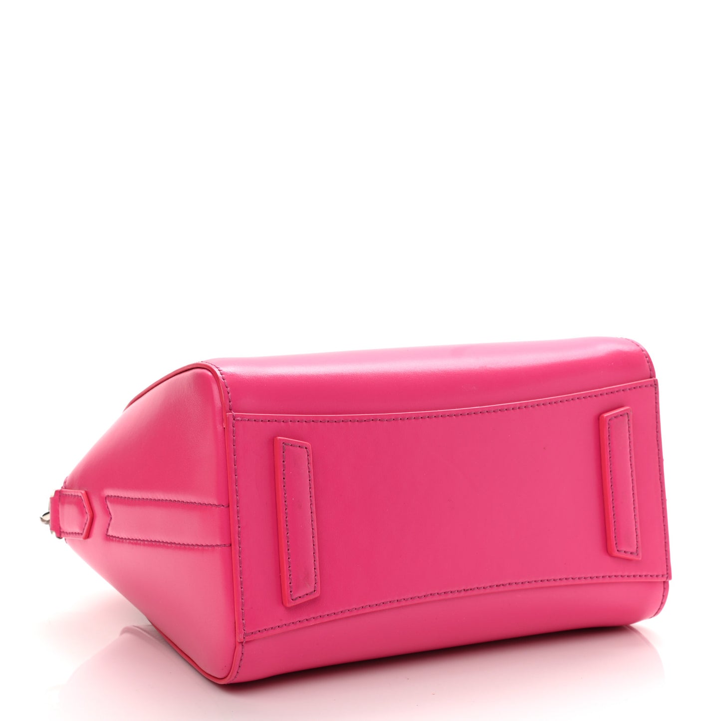 Shiny Lord Calfskin Mini Antigona Shocking Pink