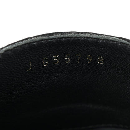 Chanel Lambskin Pearl CC Mules 38 Black 9 of 9
