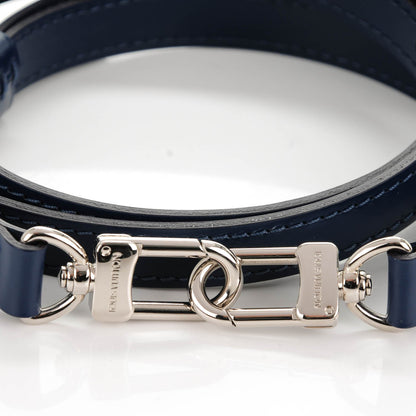 Louis Vuitton Calfskin 16mm Adjustable Shoulder Strap Indigo 5 of 5