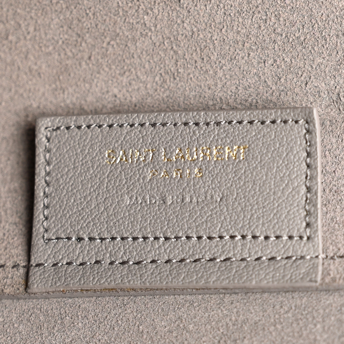 Calfskin Large Shopping Tote Granite