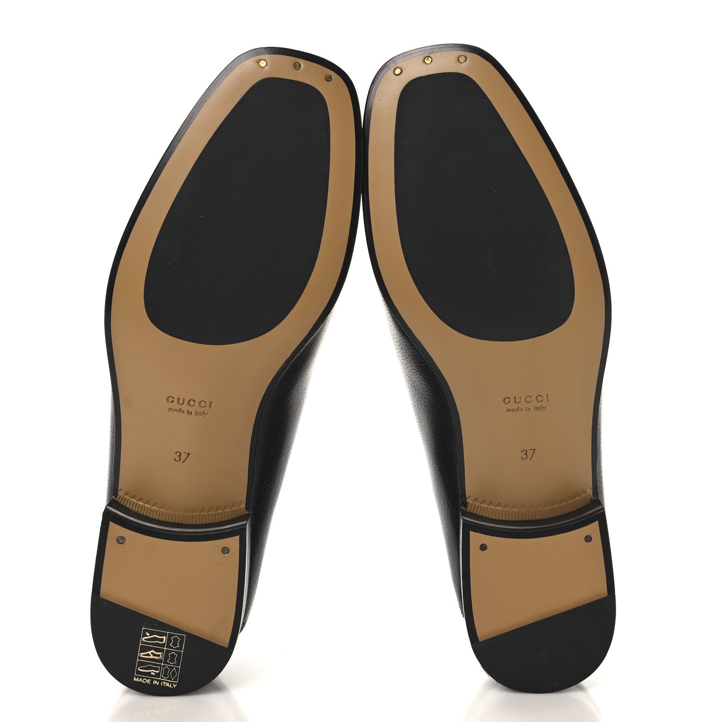 Goatskin Womens Horsebit Mid-Heel Loafers 37 Black