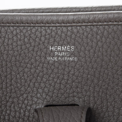 Hermes Taurillon Clemence Evelyne III GM Etain 6 of 10