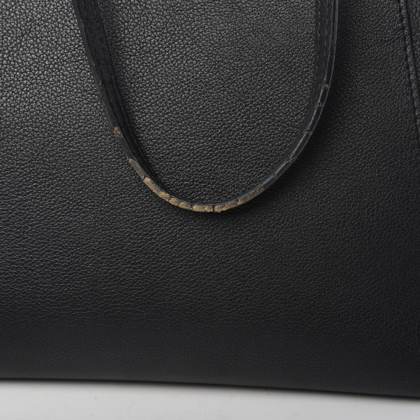 Calfskin Lockme Cabas Black