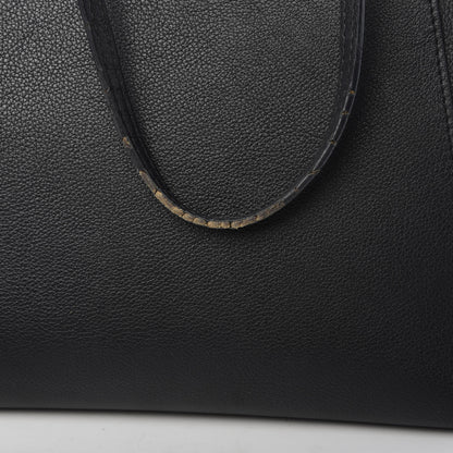 Louis Vuitton Calfskin Lockme Cabas Black 13 of 17