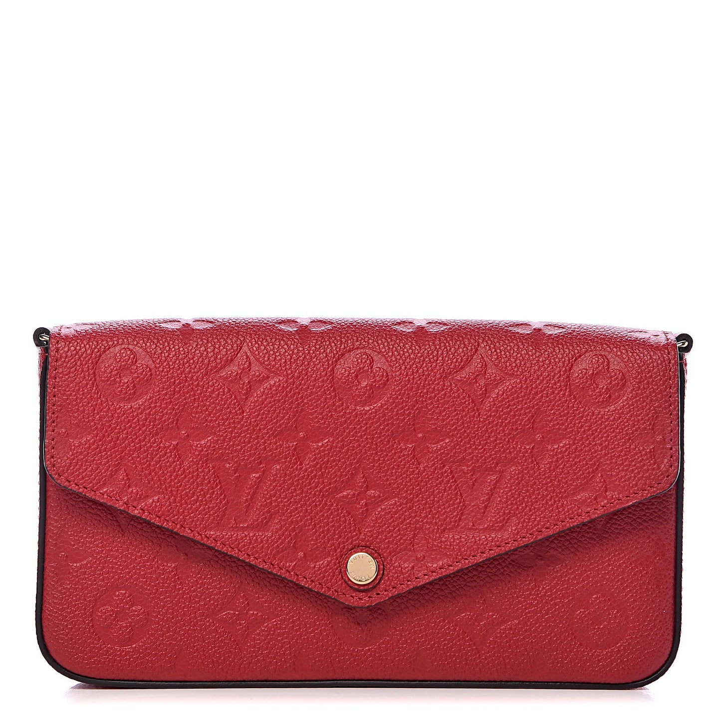 Empreinte Pochette Felicie Chain Wallet Cherry