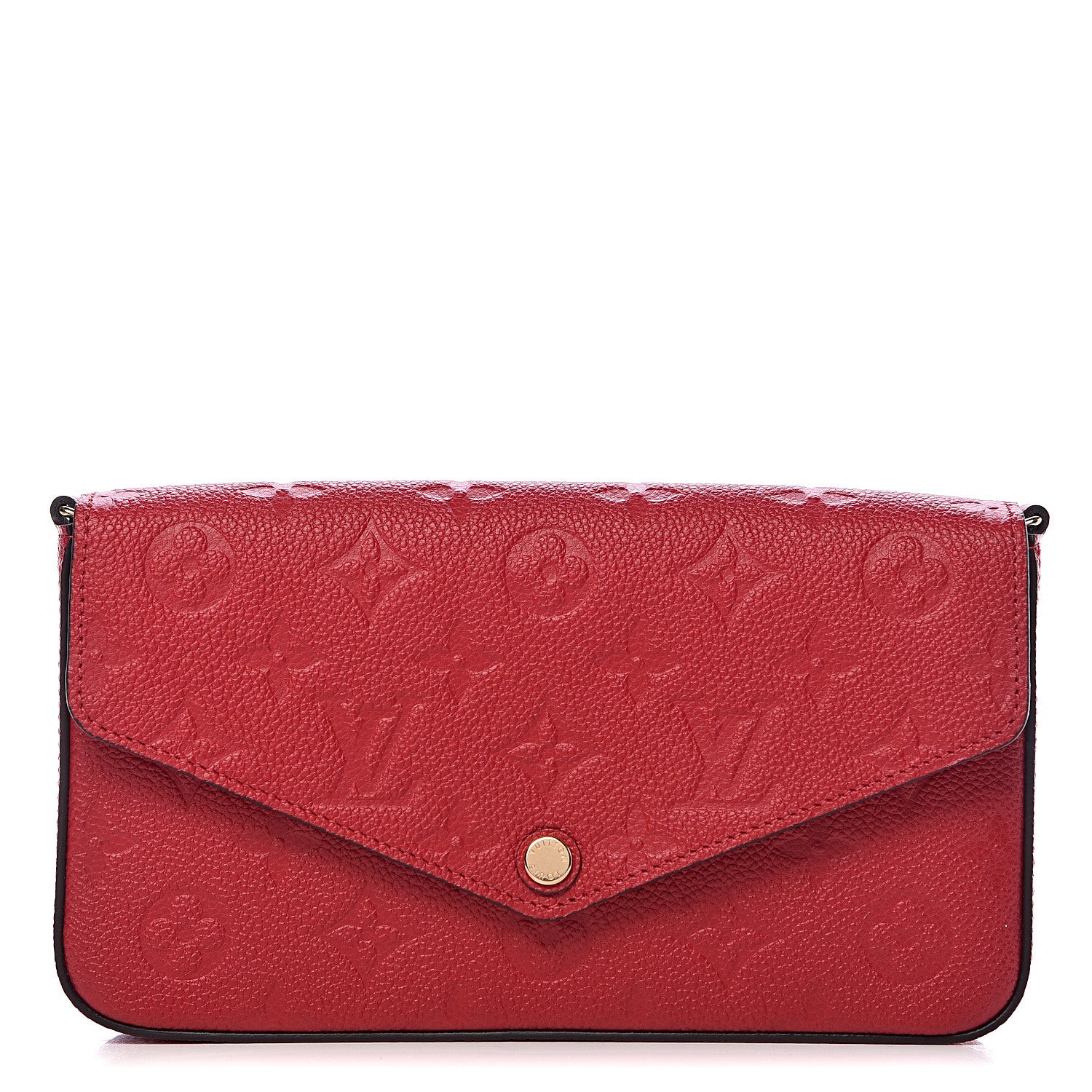Louis Vuitton Empreinte Pochette Felicie Chain Wallet Cherry 1 of 8