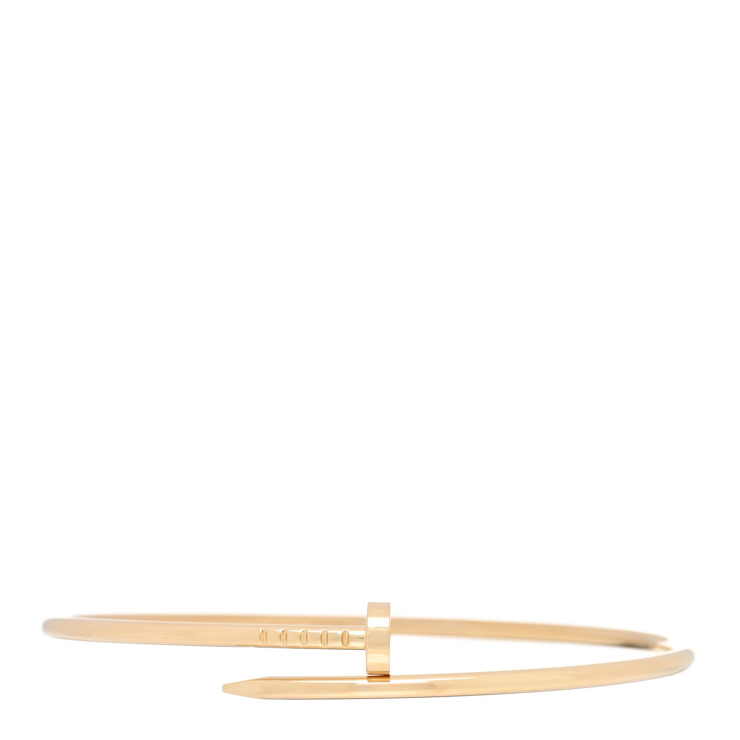 Cartier 18K Yellow Gold Small Juste Un Clou Bracelet 19 1 of 4