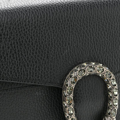 Gucci Pebbled Calfskin Small Dionysus Shoulder Bag Black 12 of 13
