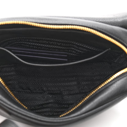 Prada Vitello Phenix Crossbody Bag Black 5 of 11